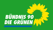 (c) Bündnis 90 Die Grünen http://  commons.wikimedia.org/wiki/File:Bündnis_90_­_Die_Grünen_Logo.svg